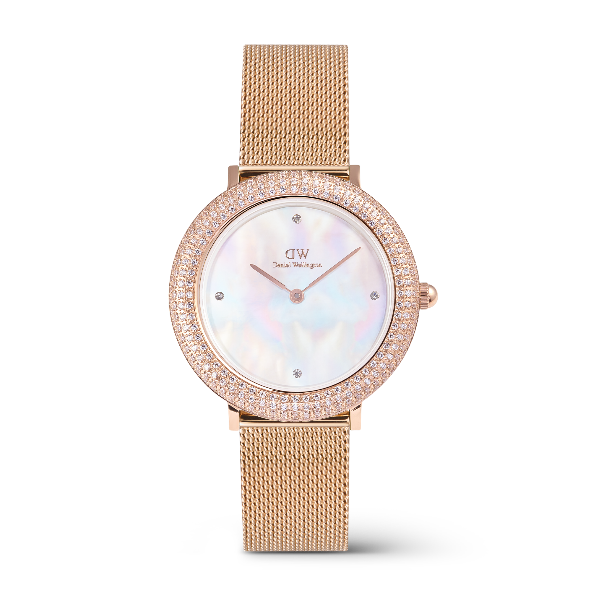 ダニエルウェリントン Crystalline Bezel 腕時計 ローズゴールド