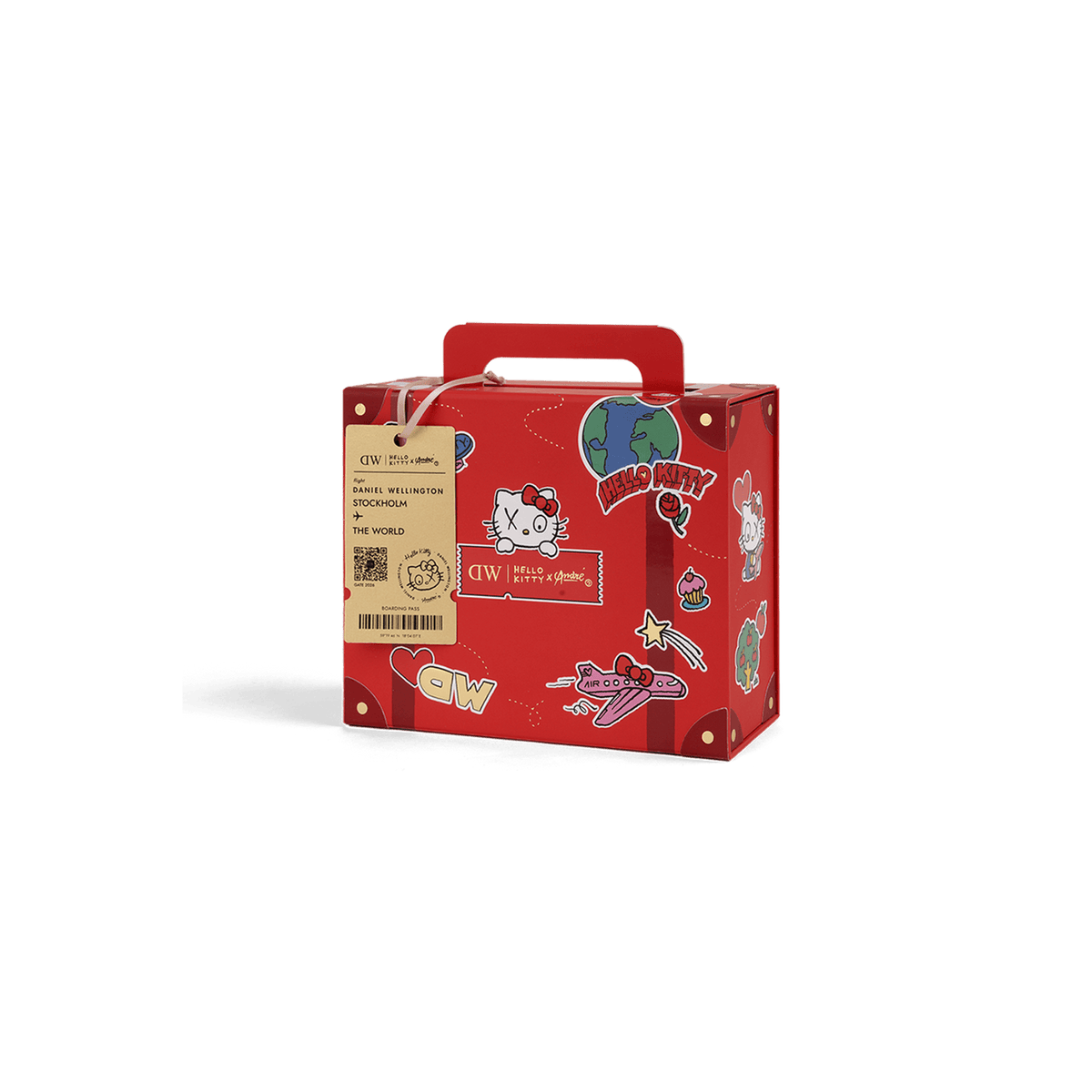 DW | Hello Kitty × André Quadro Mini and charms Set