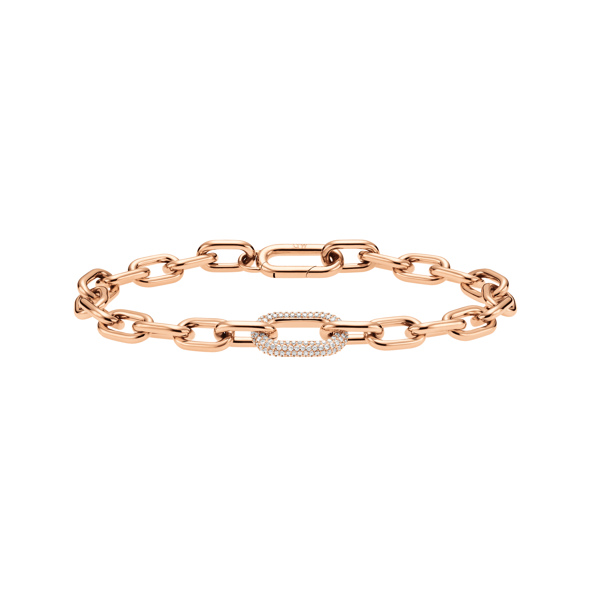 Crystal Link Bracelet Rose Gold Crystal Link Bracelet Rose Gold