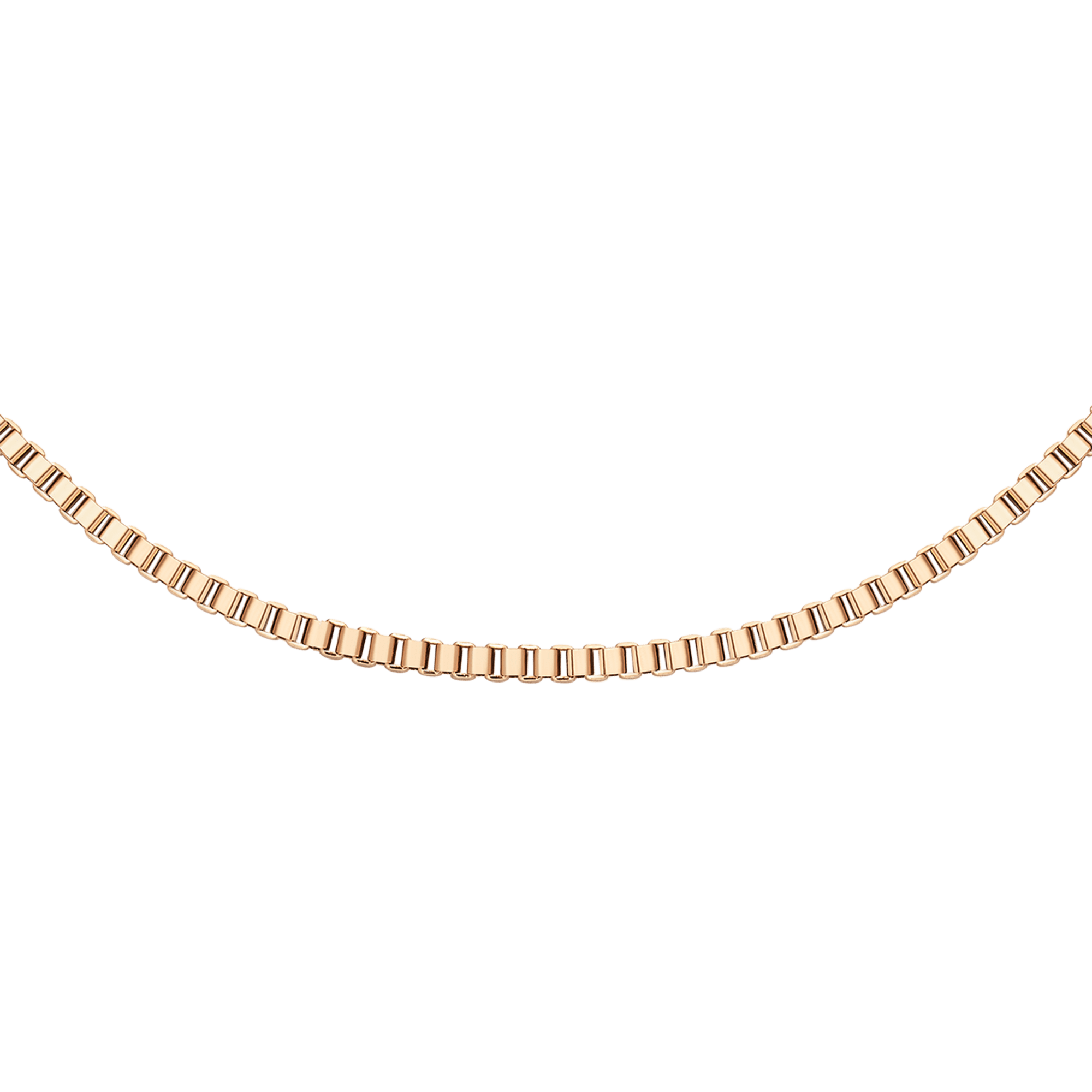 Box Chain Necklace RG Box Chain Necklace RG