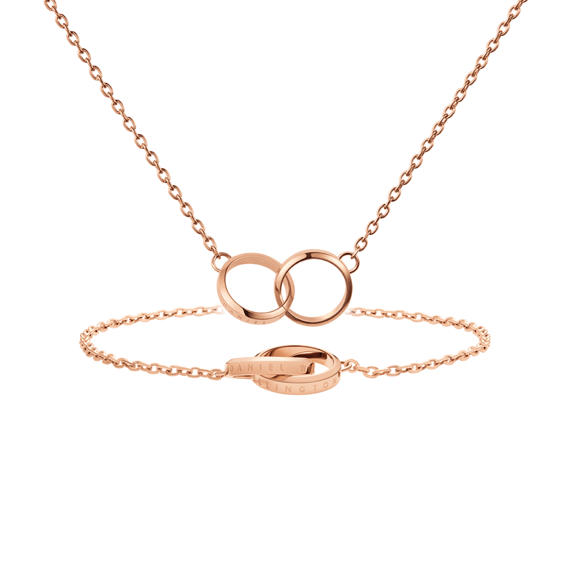 Elan Unity Necklace + Bracelet RG – Daniel Wellington
