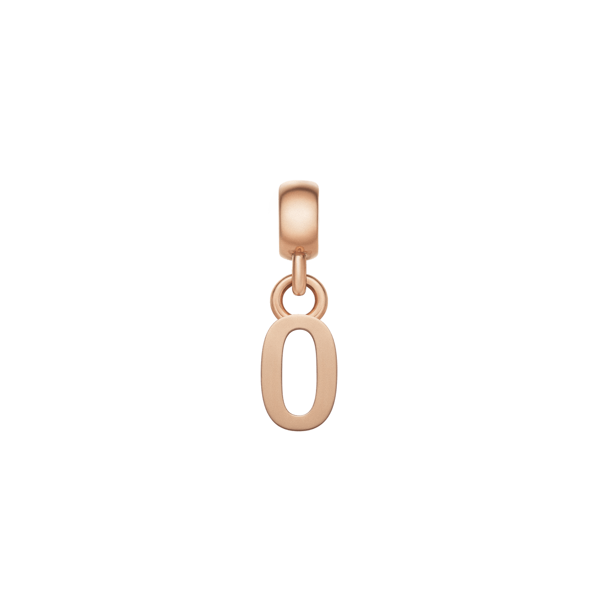 ローズゴールドのPVDメッキを施したDaniel Wellington Letter Charm Rose Goldの「O」は、丸みを帯びた楕円形のシルエットが柔らかな印象を演出。白い文字盤に映える温かな光沢が魅力です。
