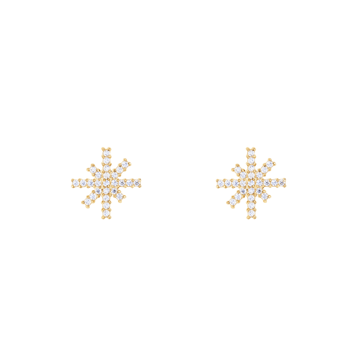 Mirelle Star Earrings Gold