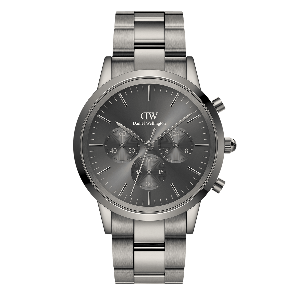 Iconic Chronograph Link Graphite