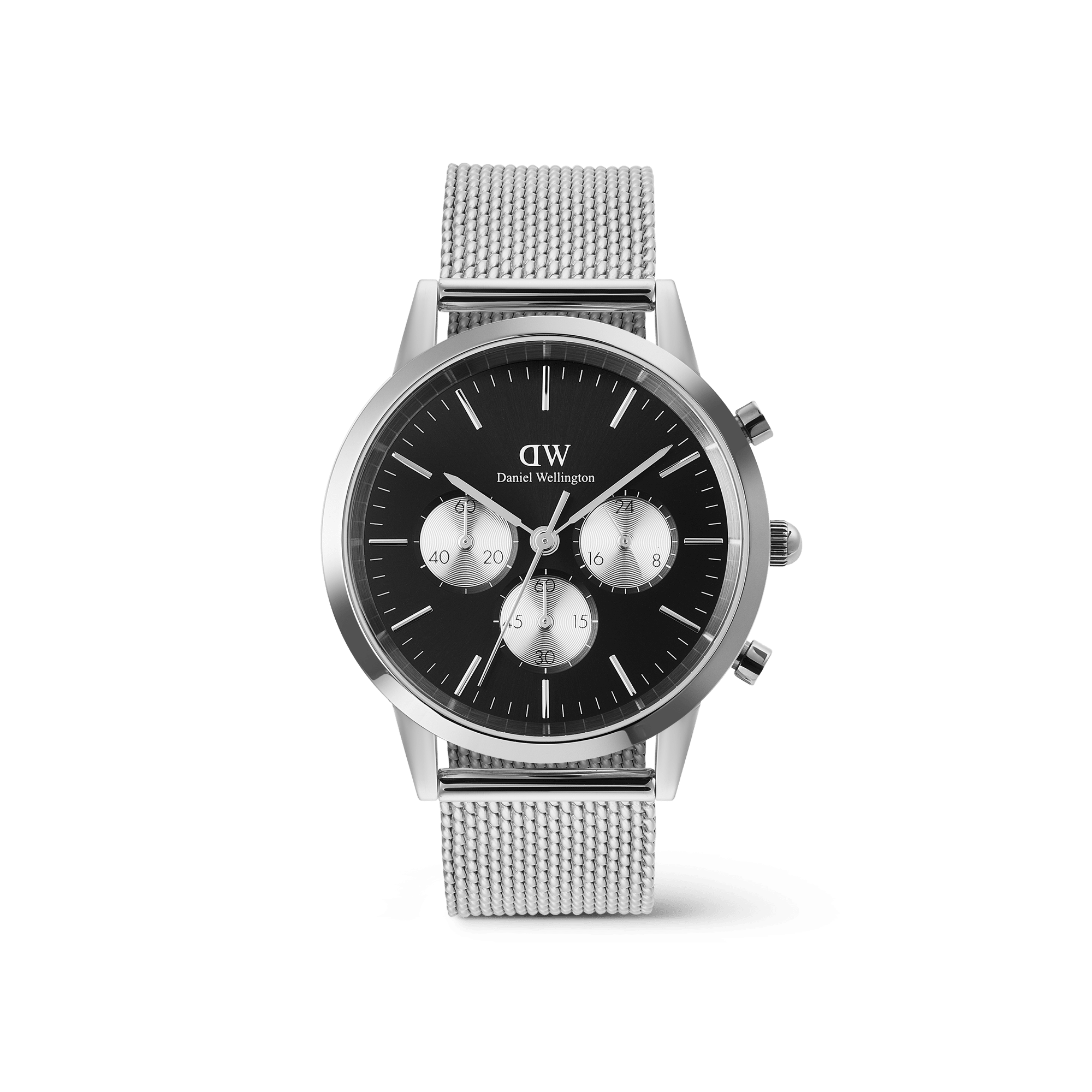 Iconic Chronograph Mesh Black