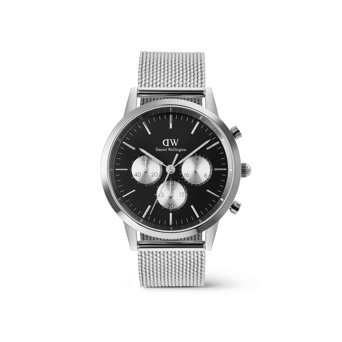 Iconic Chronograph Mesh Black