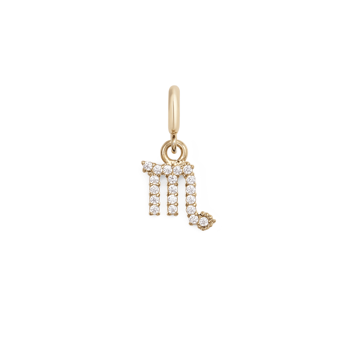 ダニエルウェリントンのZodiac Watch Charm Goldは、蠍座のシンボルをモチーフにしたウォッチチャームです。ゴールドの台座にキュービックジルコニアが一粒ずつあしらわれ、上品な輝きを放ちます。