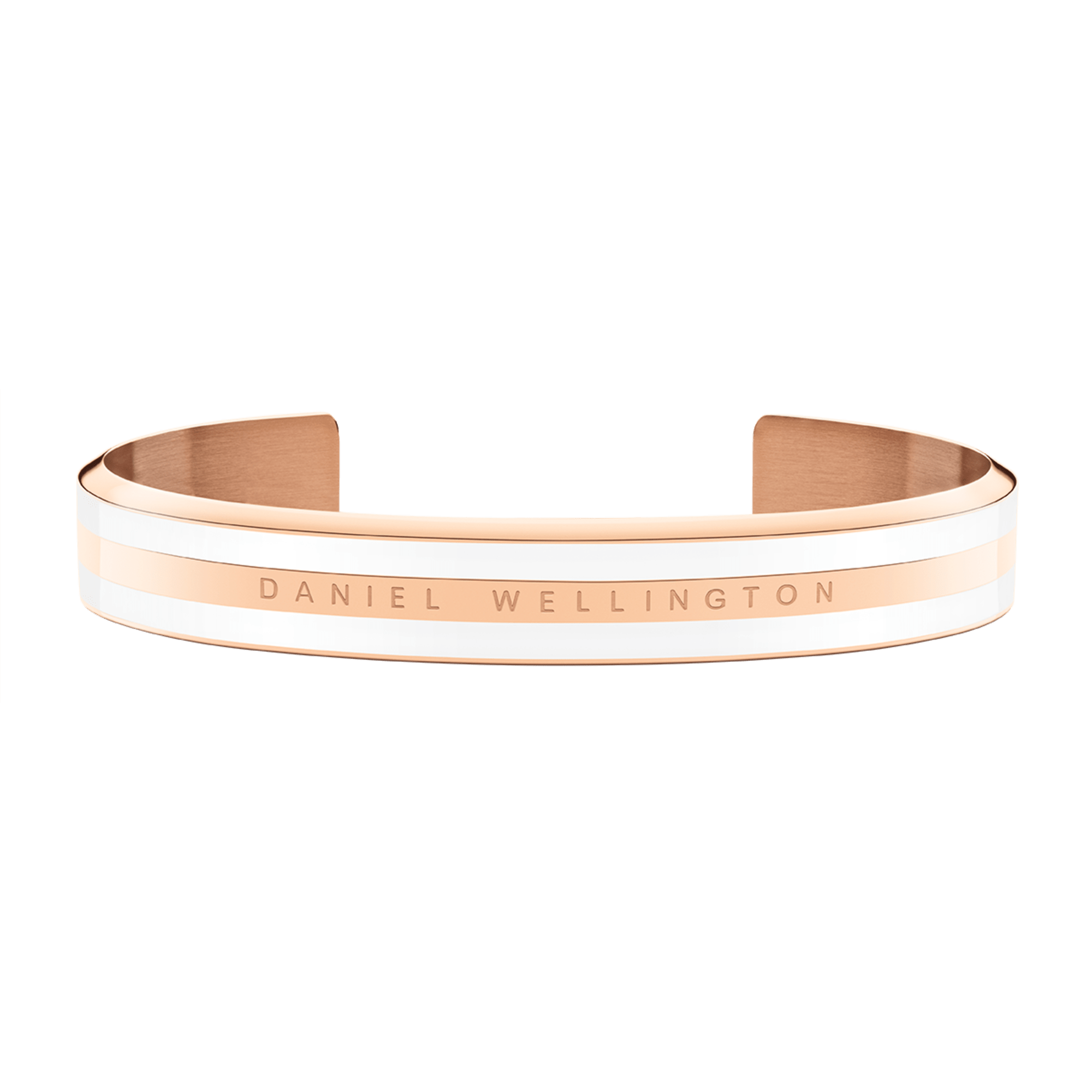 Emalie Bracelet Satin White Rose Gold Emalie Bracelet Satin White Rose Gold