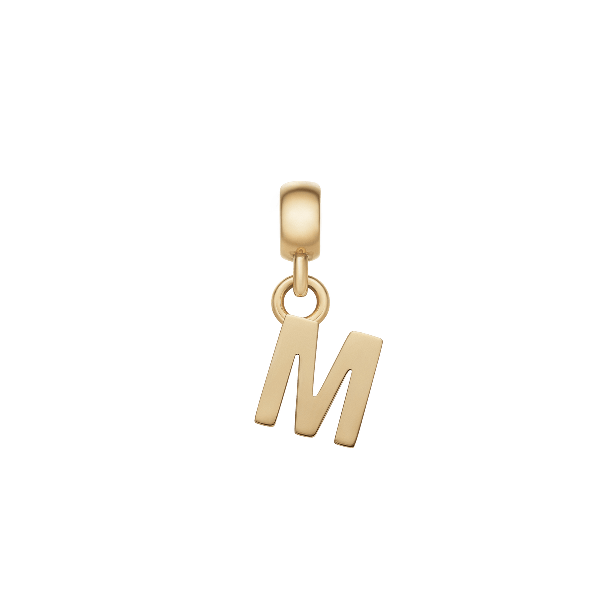 Daniel WellingtonのLetter Charm Goldは、アルファベットの「M」をモチーフにしたチャームです。丁寧に磨き上げられたゴールドの表面が美しく輝き、上部のベイルとリングを使って、お手持ちのネックレスやブレスレットに組み合わせることができます。