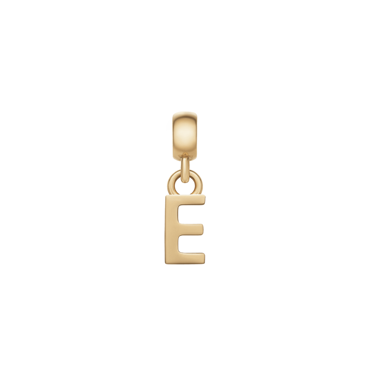 Daniel WellingtonのLetter Charm Gold「E」は、光沢のあるゴールドカラーのアルファベットチャームです。リングを通してベイルにつなげることで、ブレスレットやネックレスに簡単に装着できます。コンパクトなサイズで、アクセサリーのアクセントとしてお使いいただけます。