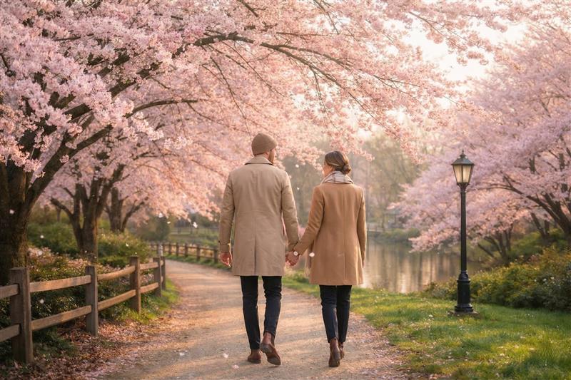 桜の季節がもたらす美しさ ― 世界を魅了する春のスタイル