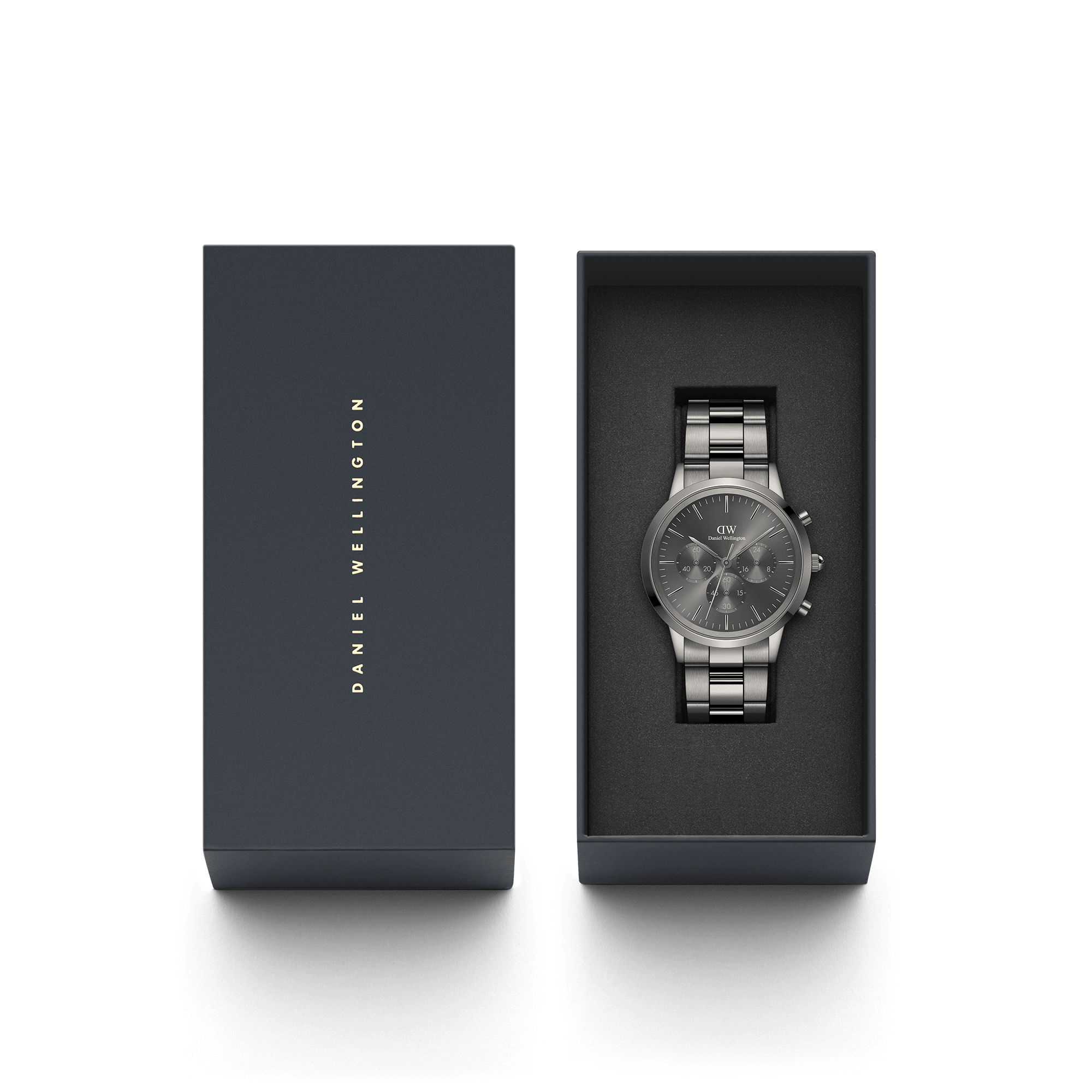 腕時計 Iconic Chronograph LINK Graphite GM 42mm グラファイト