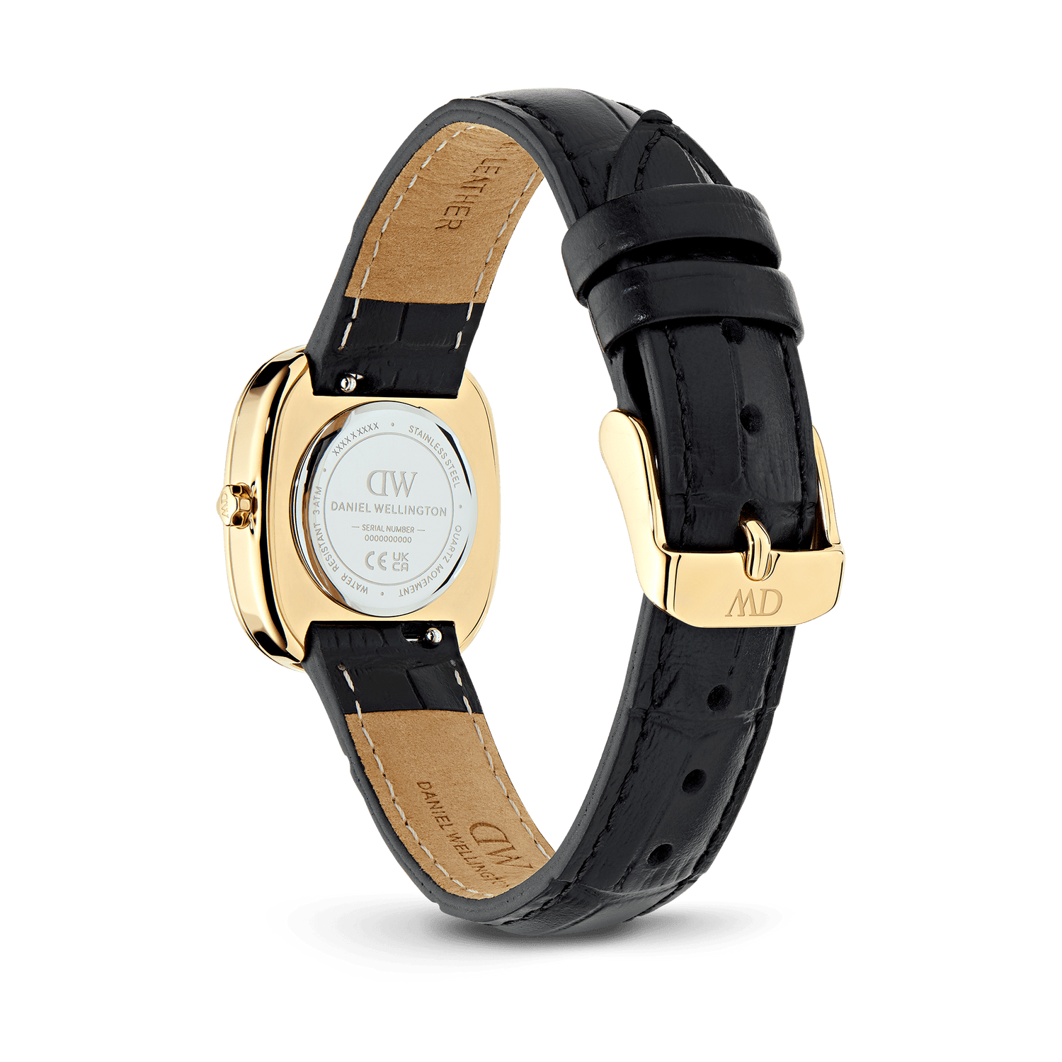 Corta Black-Croc Gold
