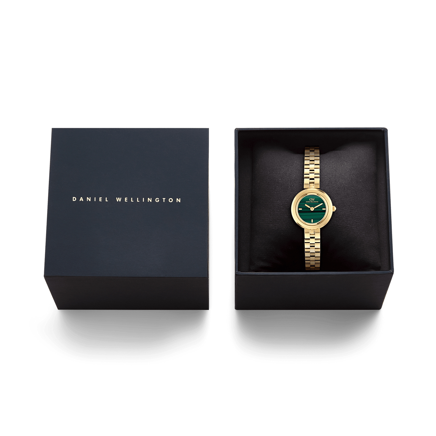 Aurea 3-Link Malachite Gold