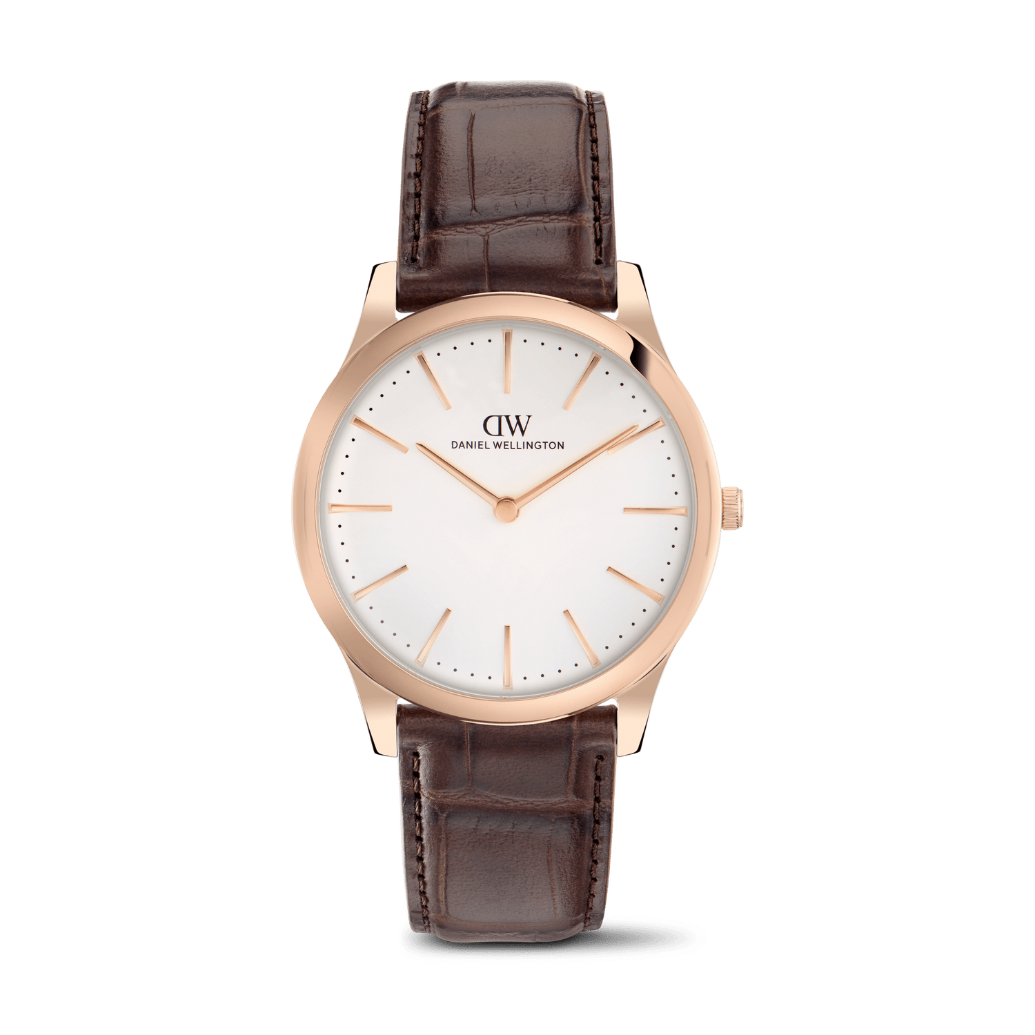Pathfinder Brown-Croc Frost-White Rose Gold