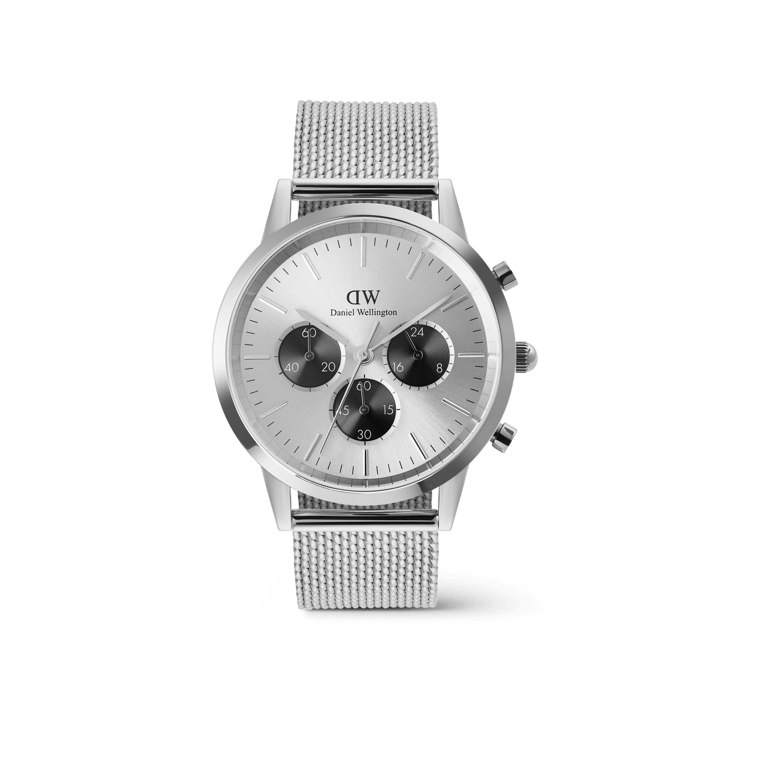 Iconic Chronograph Mesh Silver