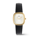 Margot Black Croc Gold