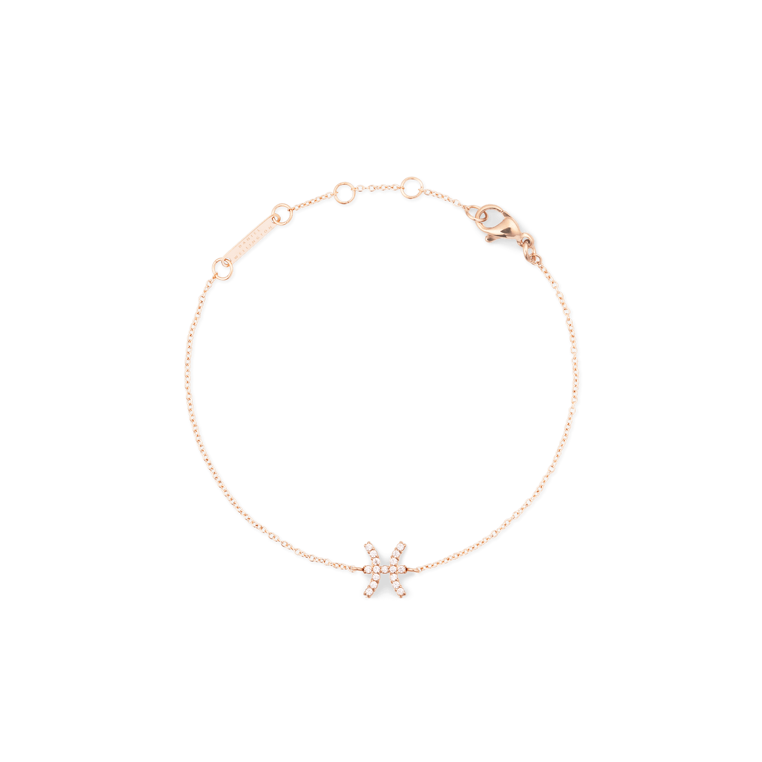 Crystal Zodiac Chain Bracelet Rose Gold Crystal Zodiac Chain Bracelet Rose Gold