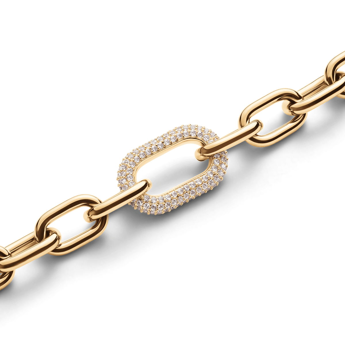Crystal Link Bracelet Gold Crystal Link Bracelet Gold