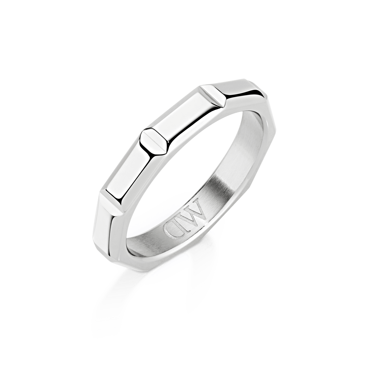 Bric Ring Icon Silver