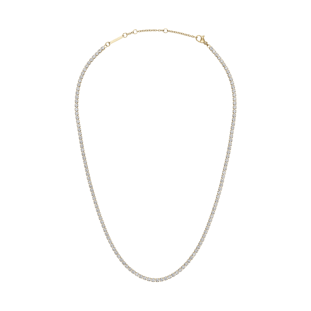 Classic Tennis Necklace in gold DW