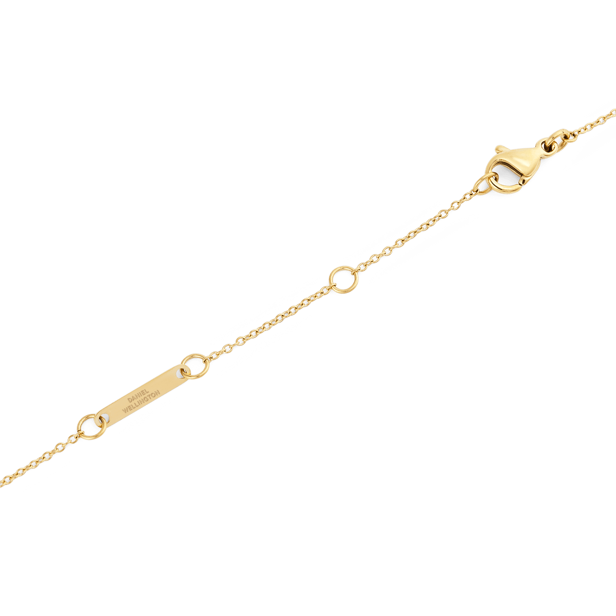 Pearl Step Necklace Gold