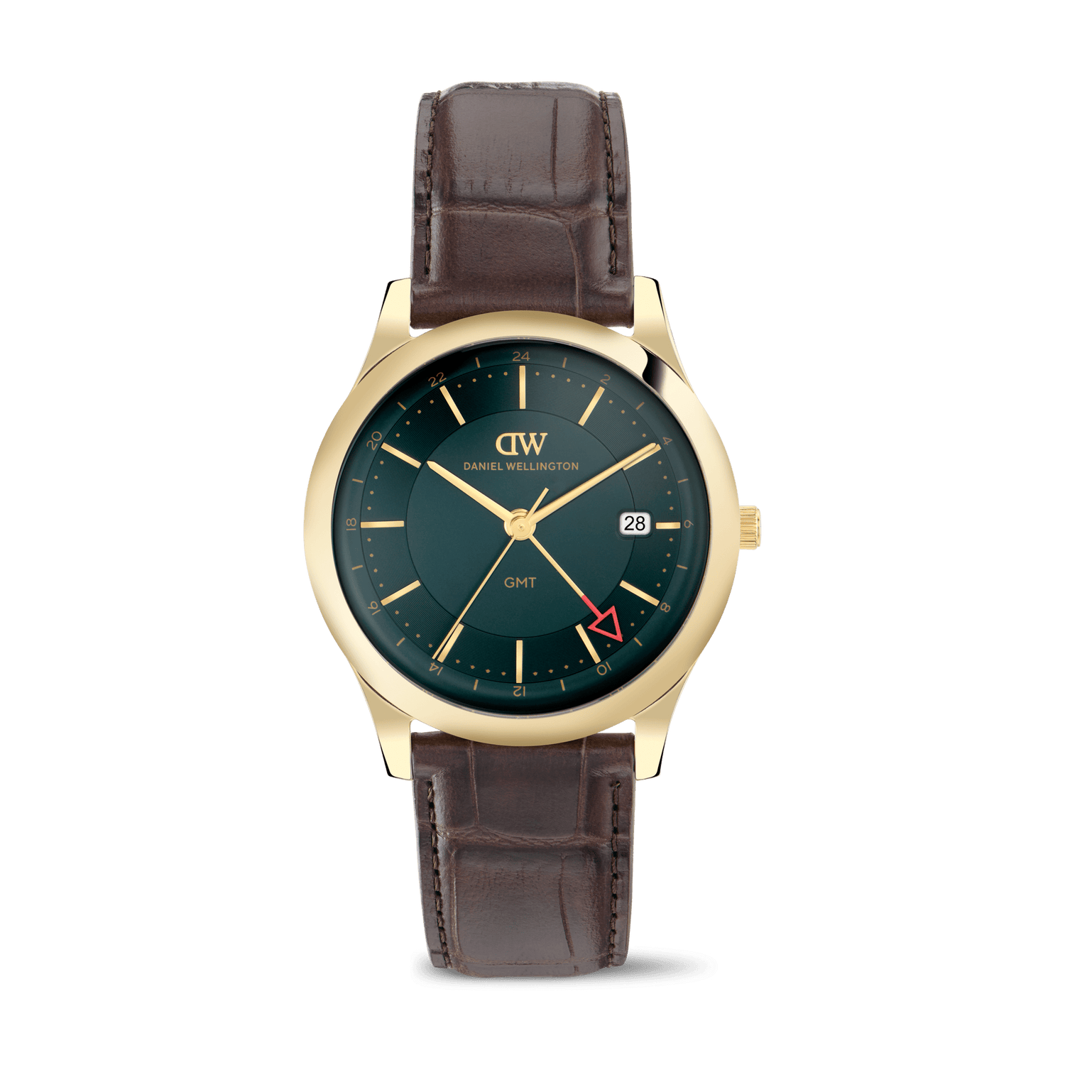 Pathfinder Gmt Brown-Croc Green Gold