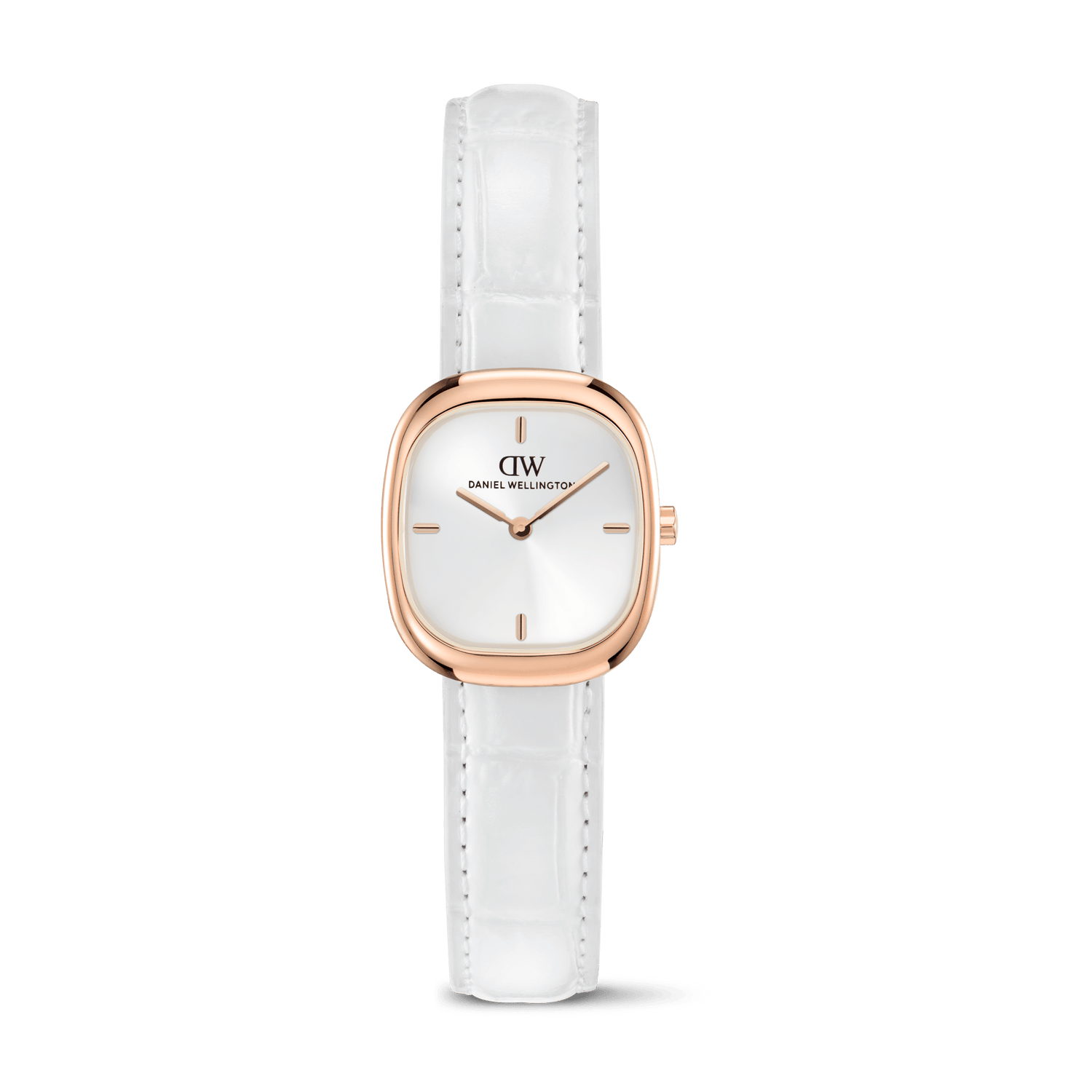 Corta White-Croc Rose Gold