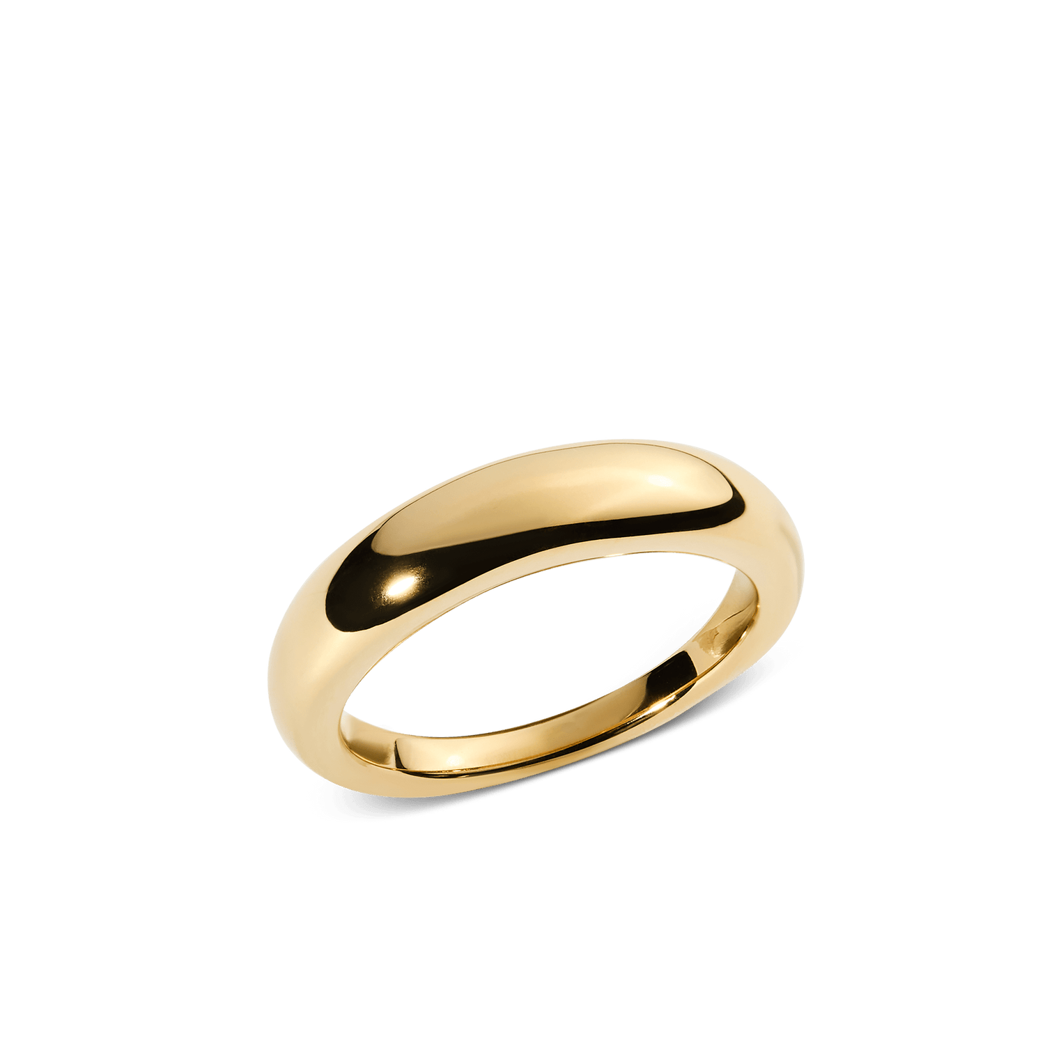 Flow Ring 5mm Gold
