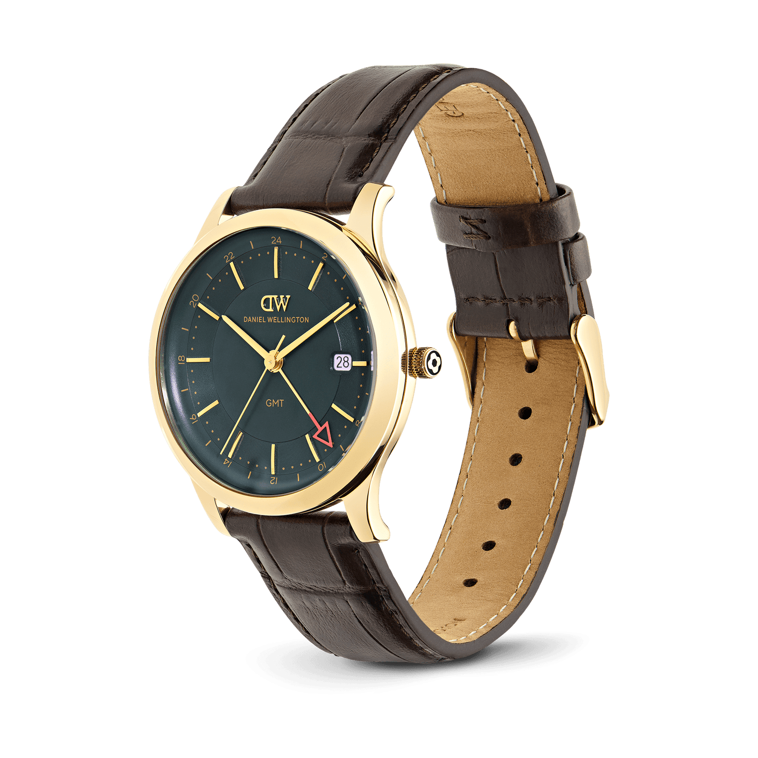 Pathfinder Gmt Brown-Croc Green Gold