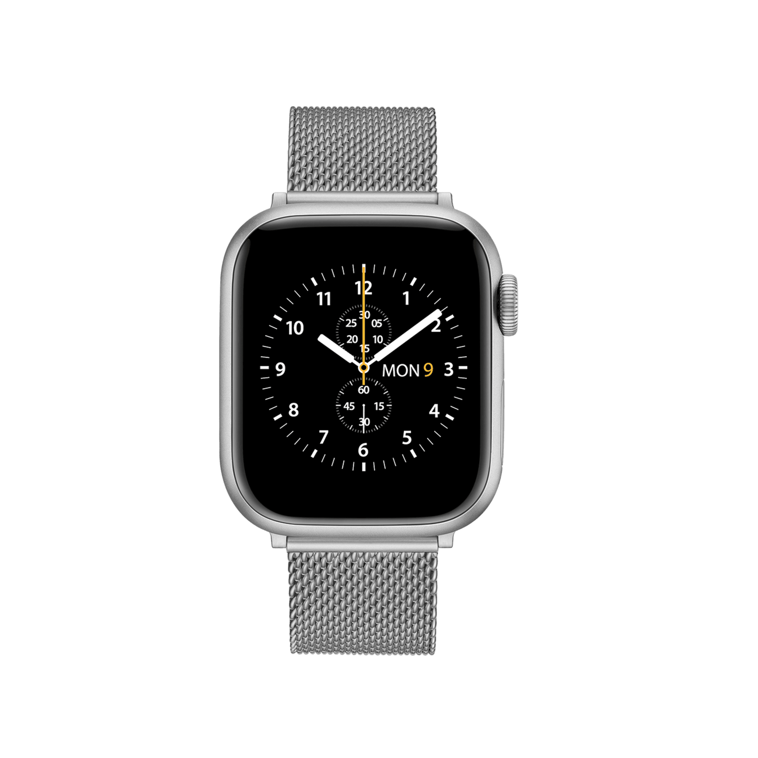 Smartwatch Sandblasted Mesh Strap Silver