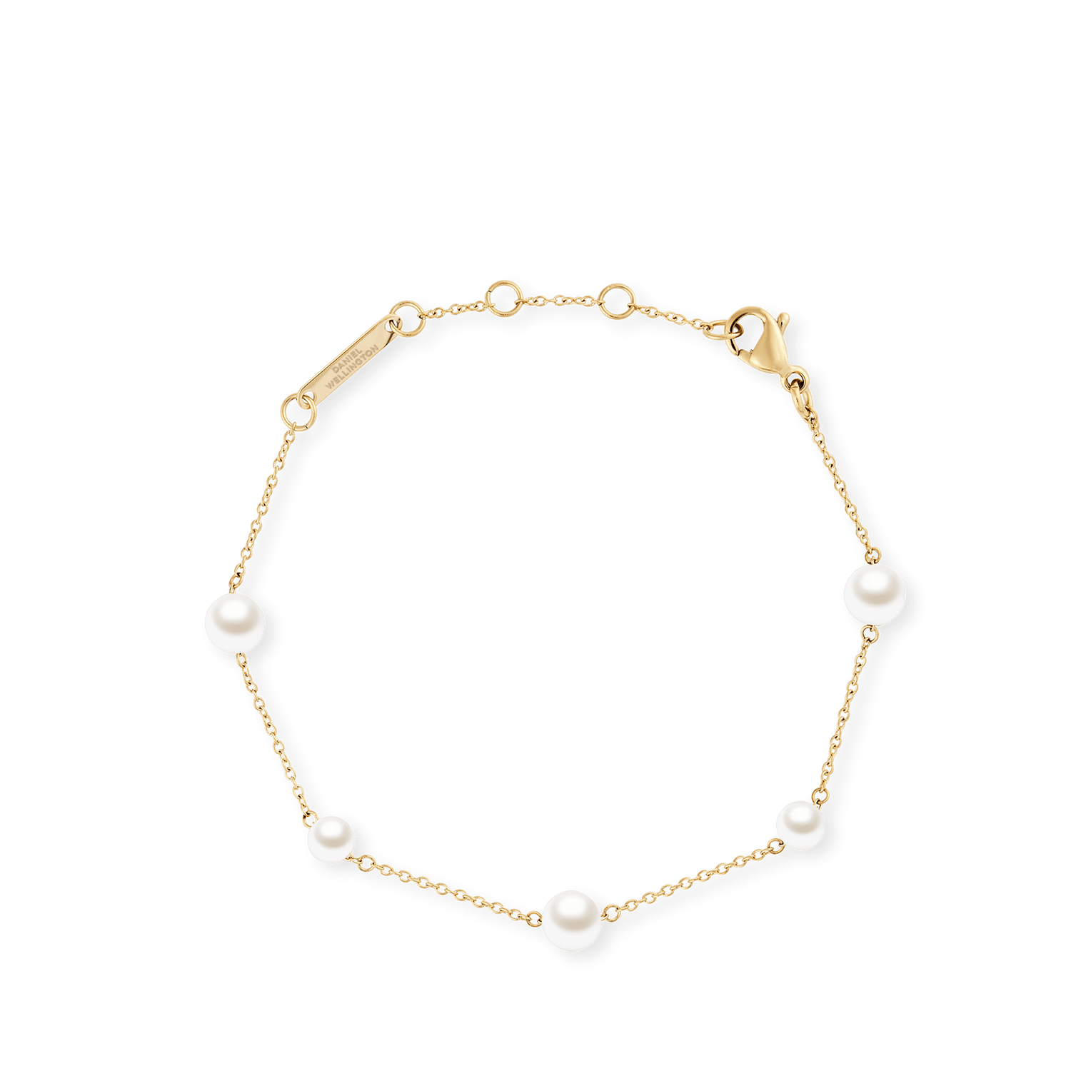 Pearl Step Bracelet Gold