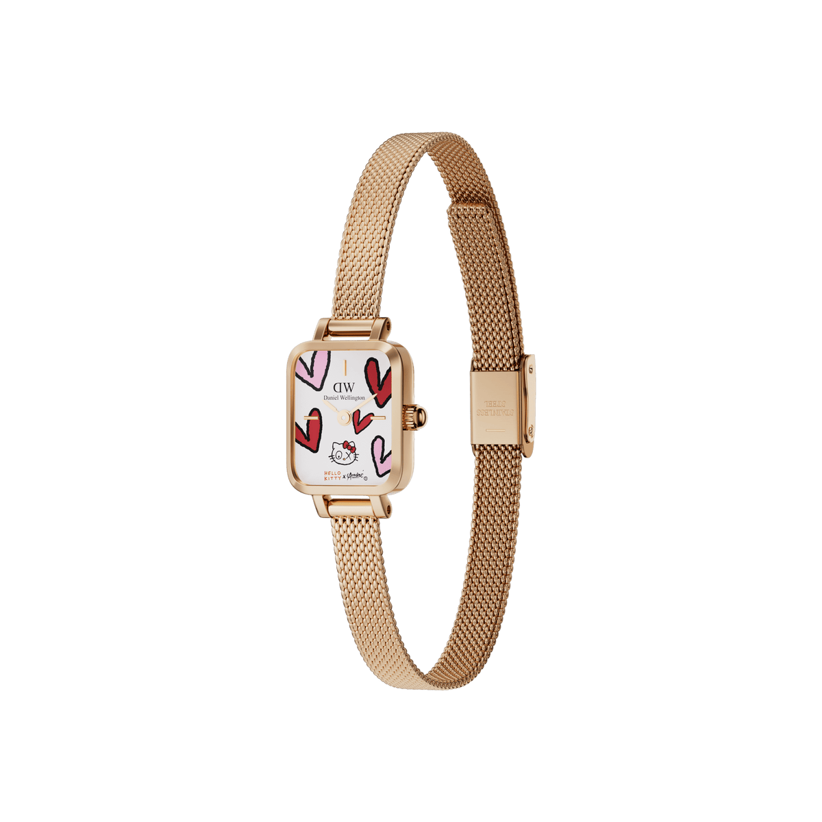 DW | Hello Kitty × André Quadro Mini and charms Set