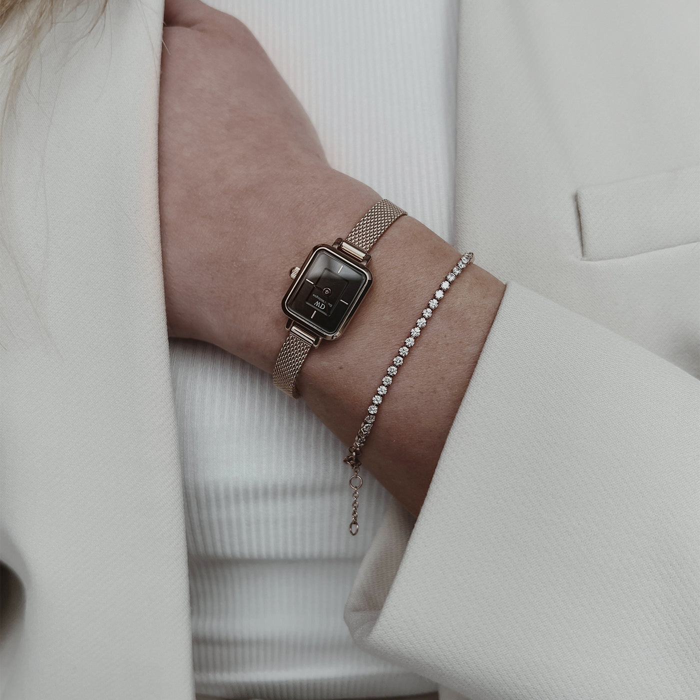Classic tennis bracelet & necklace - 女性用のジュエリー | DW
