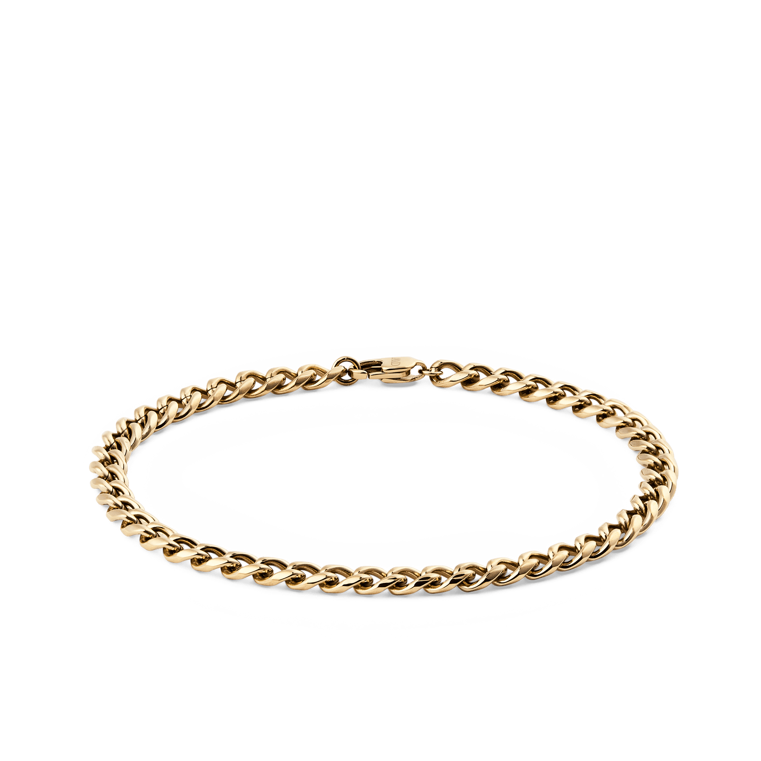 Ellipse 4mm Bracelet Gold