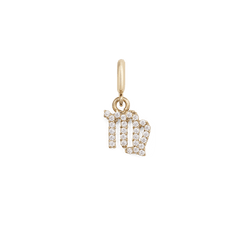 ダニエルウェリントンのZodiac Watch Charm Goldは、乙女座のシンボルをモチーフにしたデザインです。ゴールドの本体全体にキュービックジルコニアがあしらわれ、白い文字盤に映える繊細な輝きが魅力です。