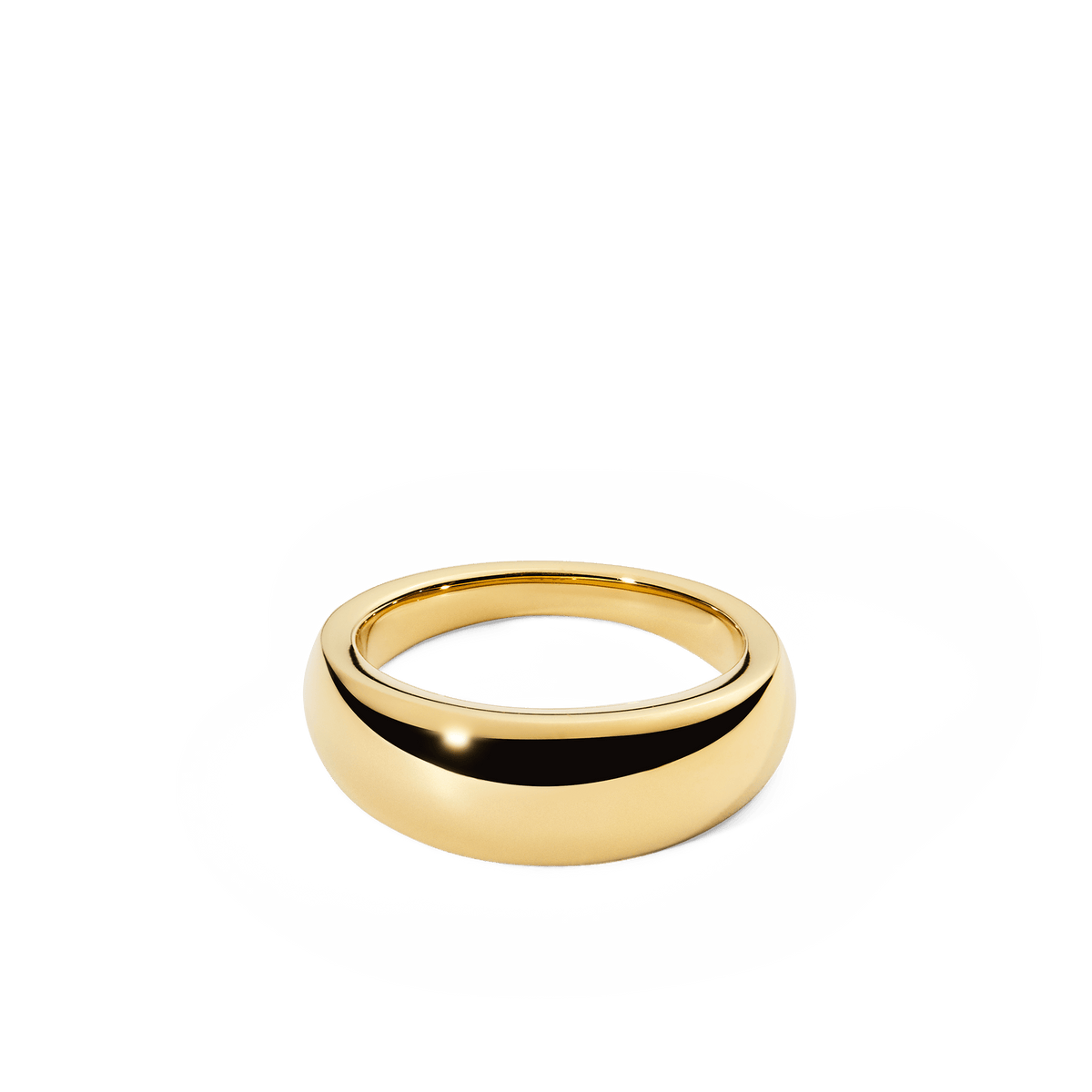 Flow Ring 8mm Gold