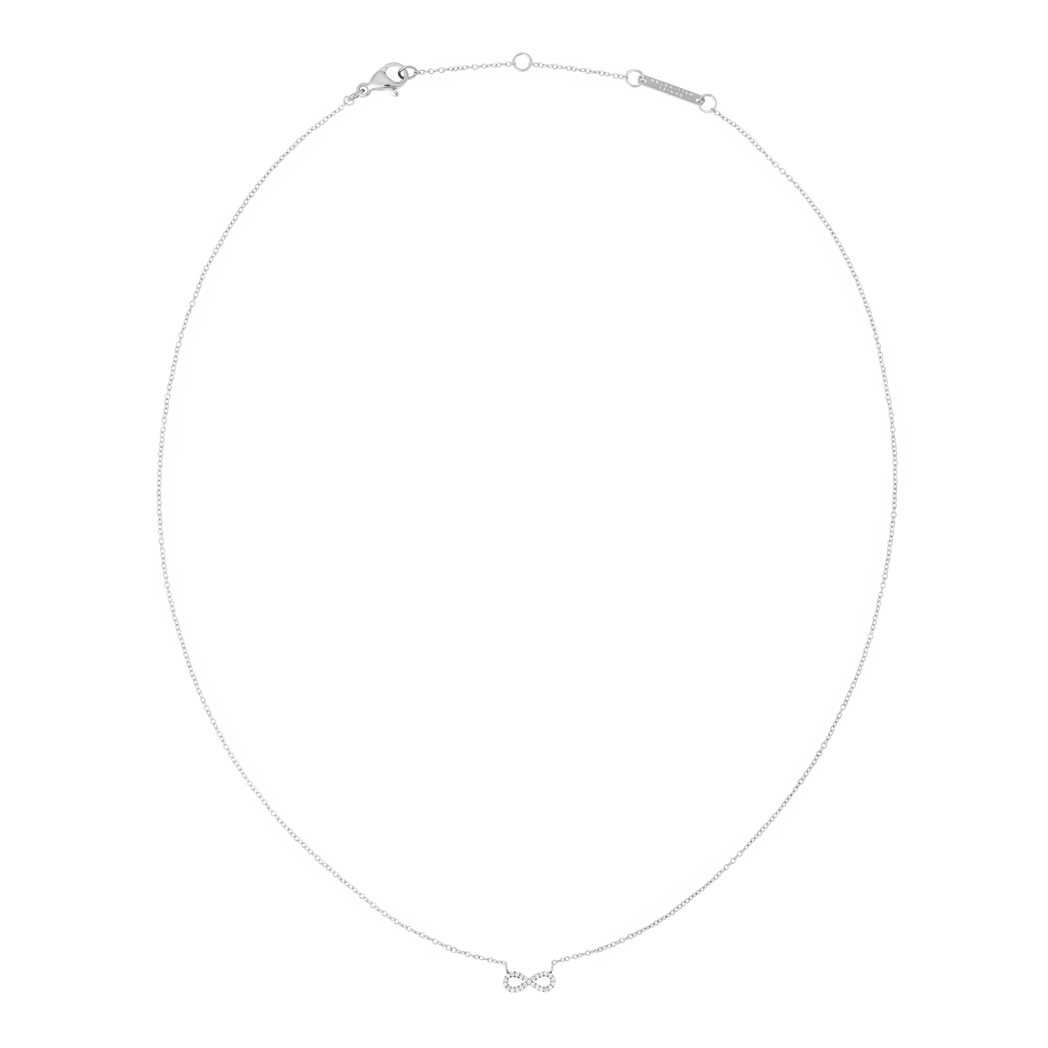 Mirelle Infinity Necklace Silver