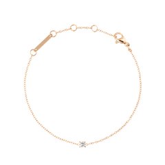 Mirelle Solitaire Bracelet Rose Gold
