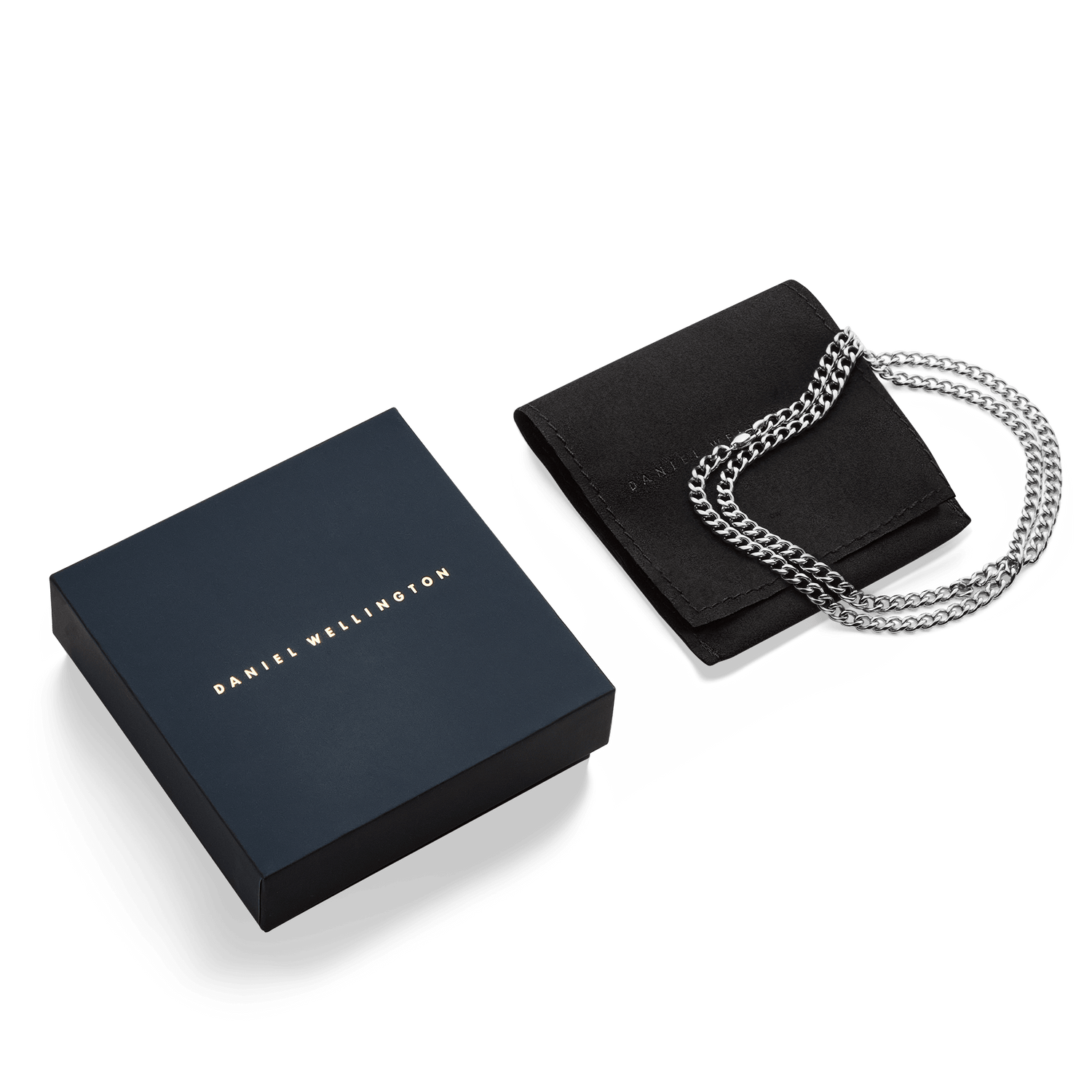 Ellipse 4mm Necklace Silver