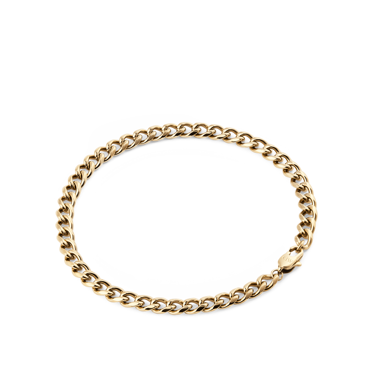 Ellipse 4mm Bracelet Gold