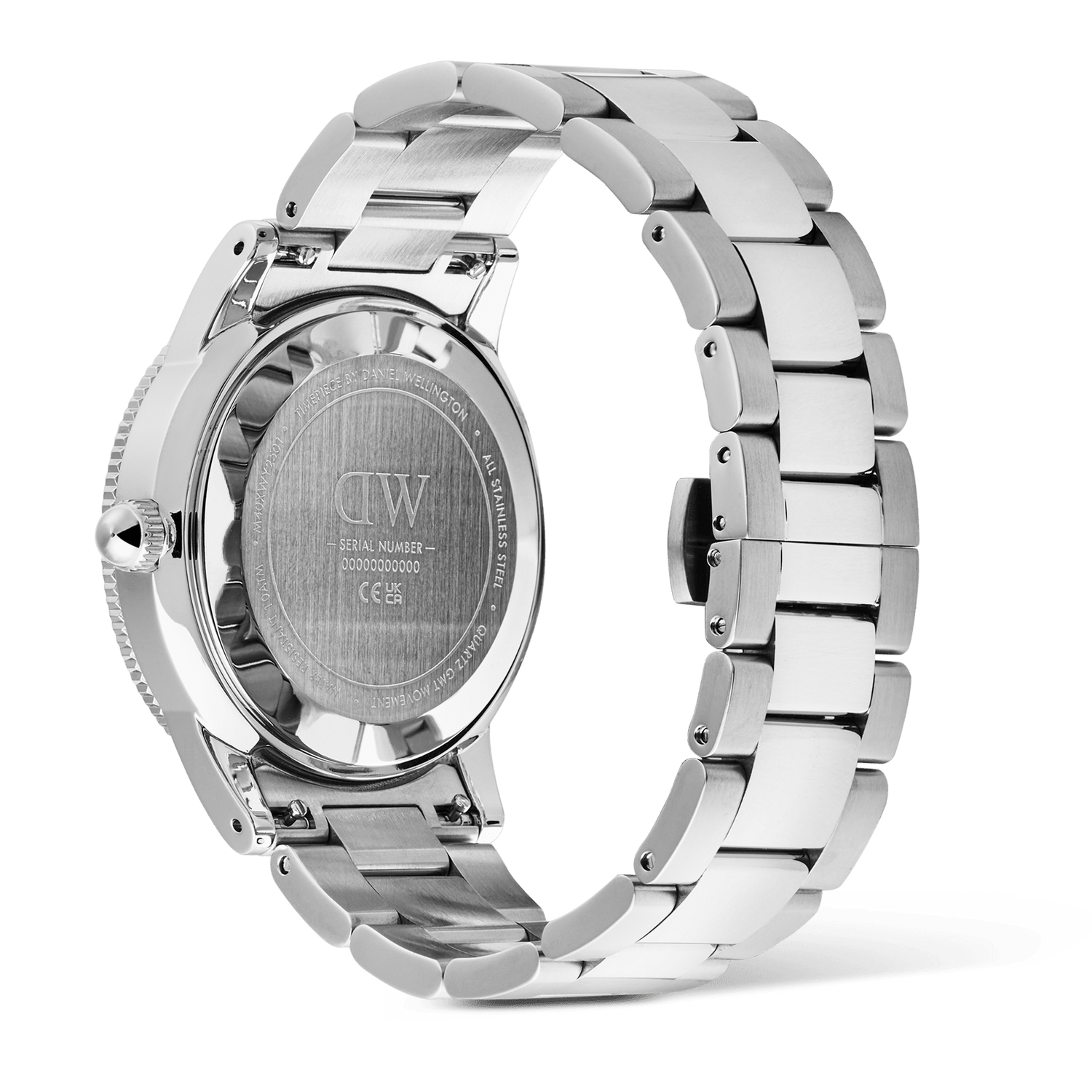 き*ん様 クロノタック 自動巻き時計 黒 ステンレススチール GMT Iconic