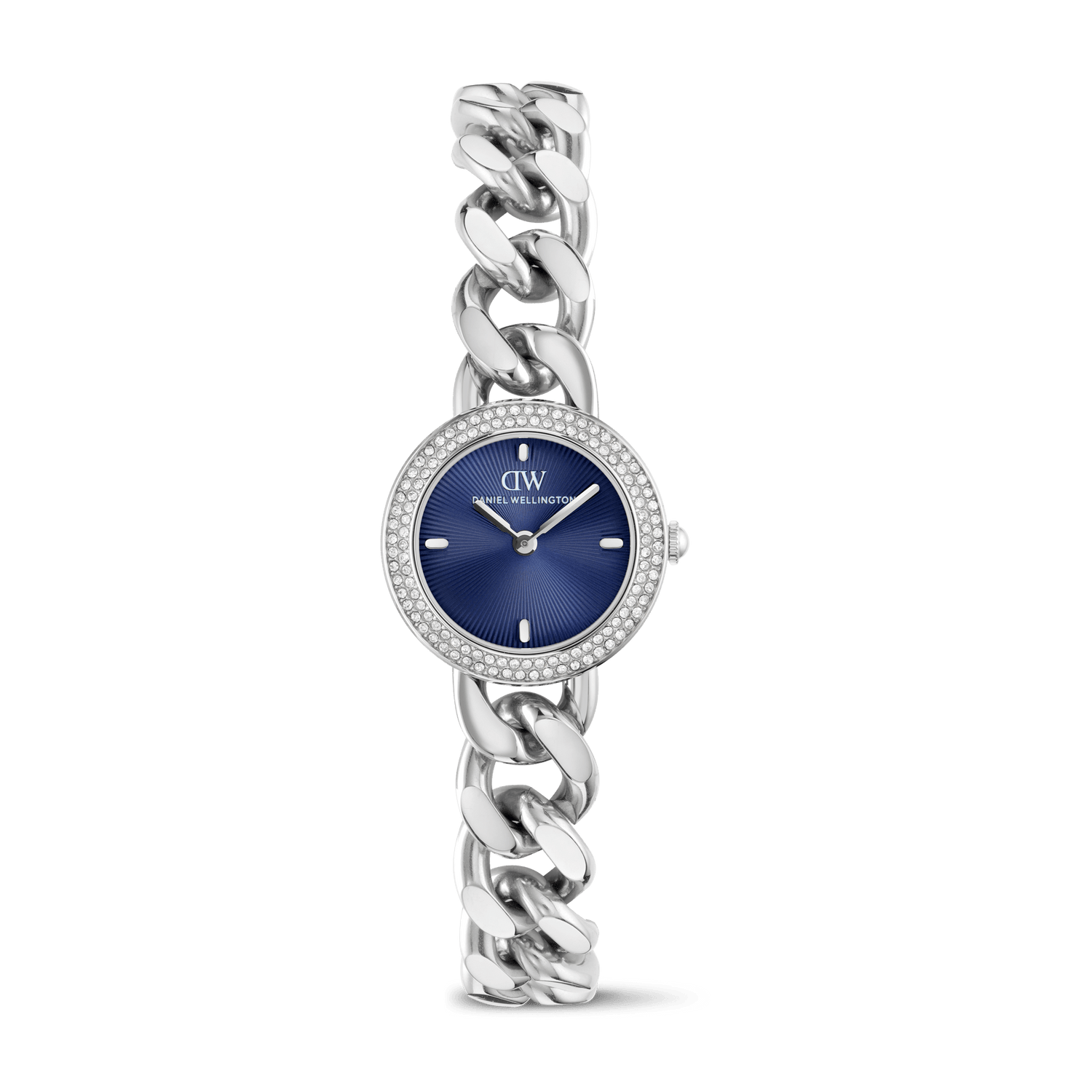 Ellips Watch Blue Crystal Silver