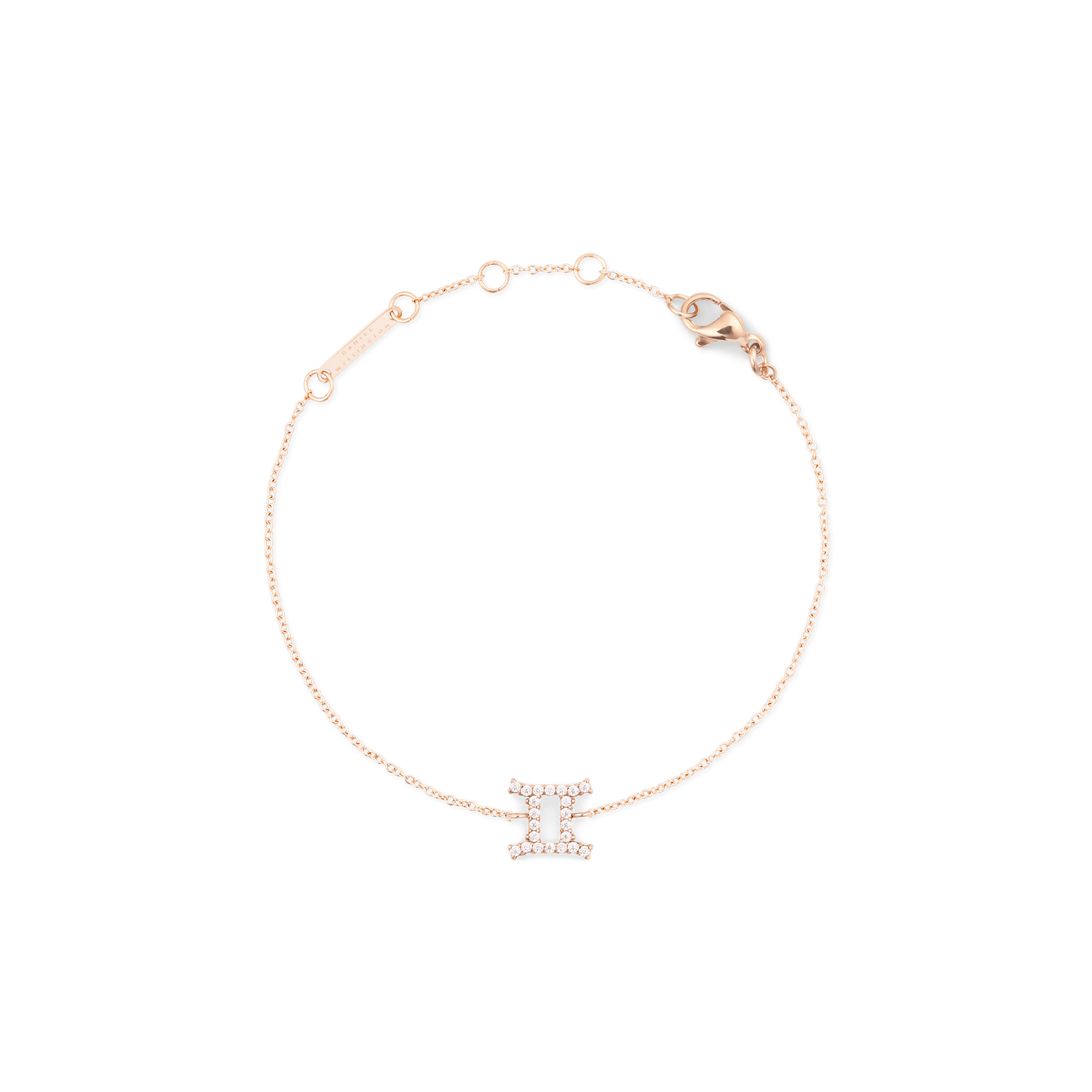 Crystal Zodiac Chain Bracelet Rose Gold | DW Crystal Zodiac Chain Bracelet Rose Gold | DW