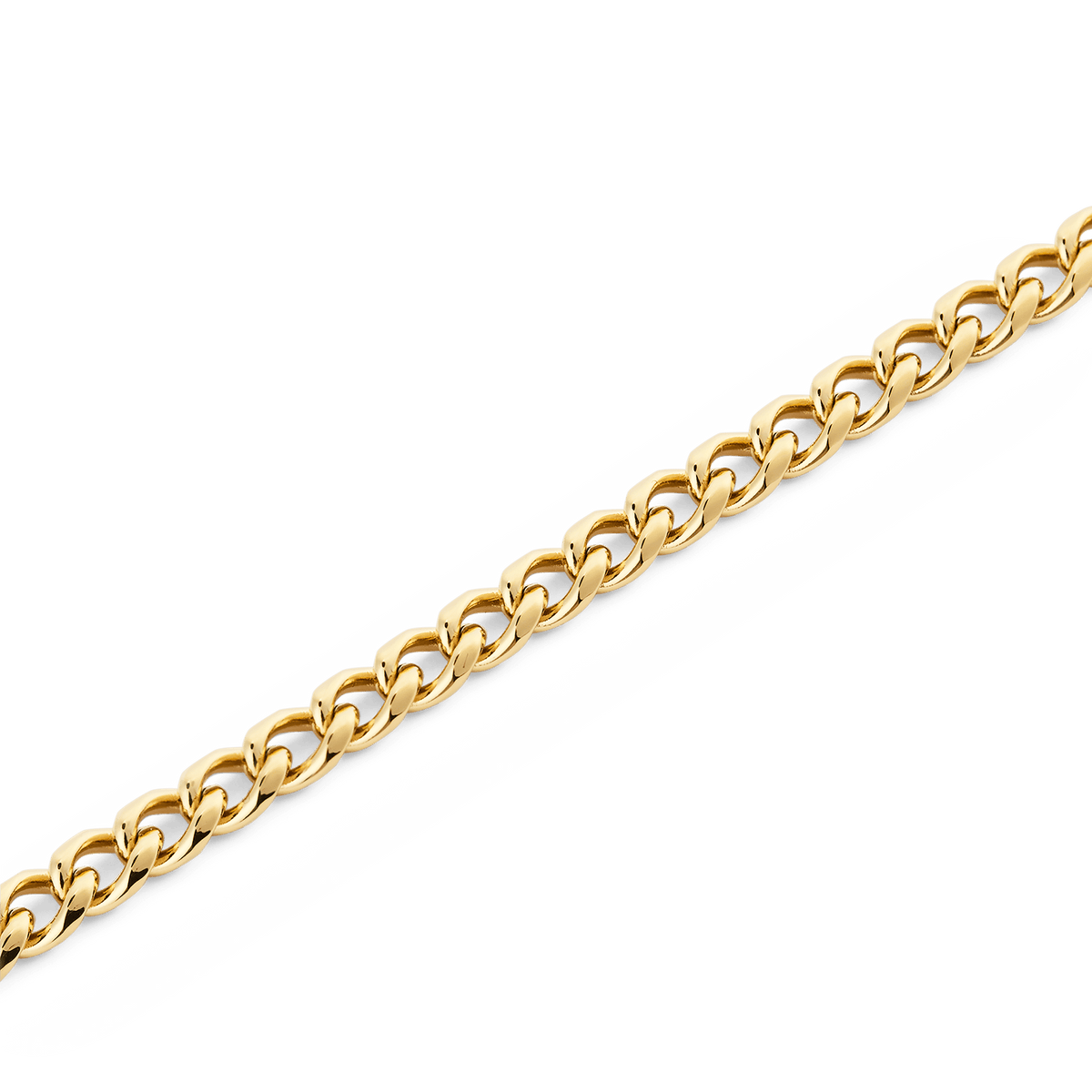 Ellipse 4mm Necklace Gold