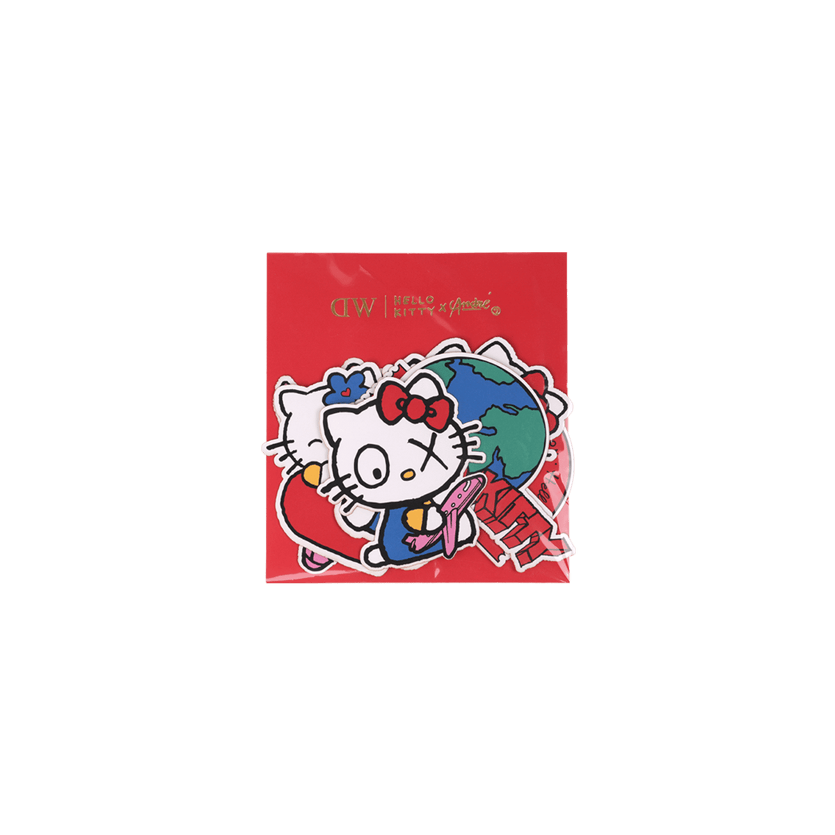 DW | Hello Kitty × André Quadro Mini and charms Set