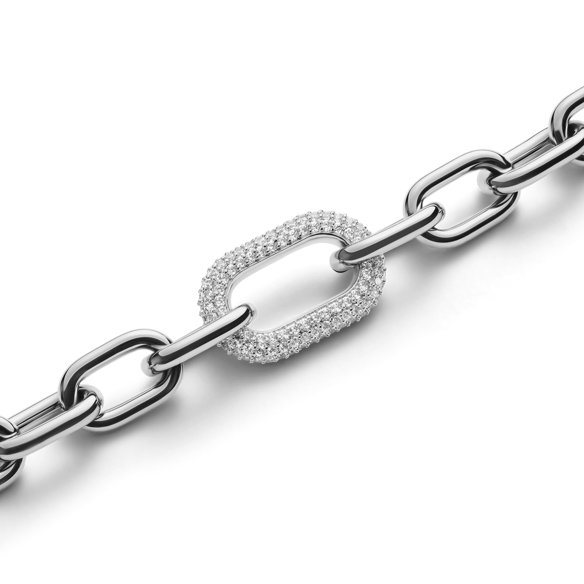 Crystal Link Bracelet Silver Crystal Link Bracelet Silver