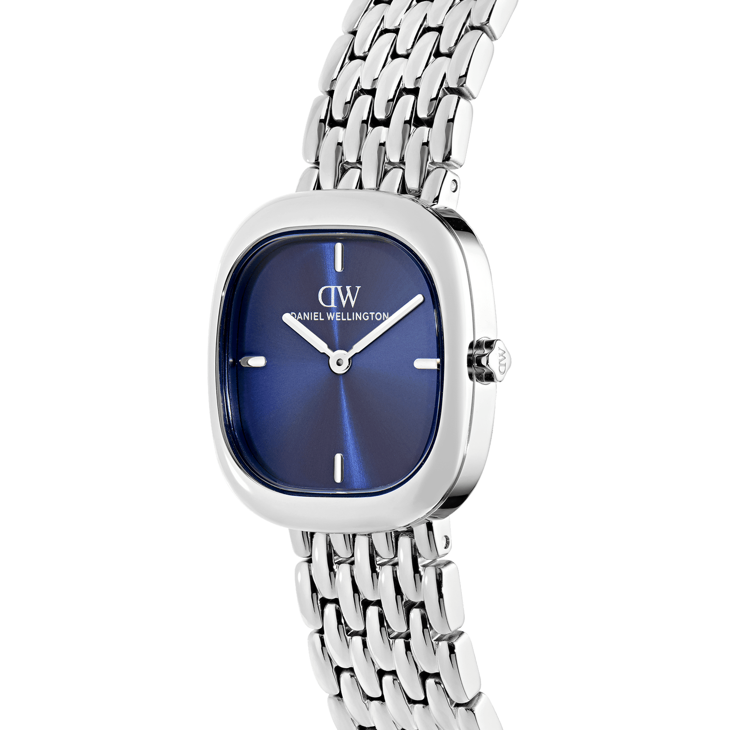 Corta Royal Blue Grain-Link Silver