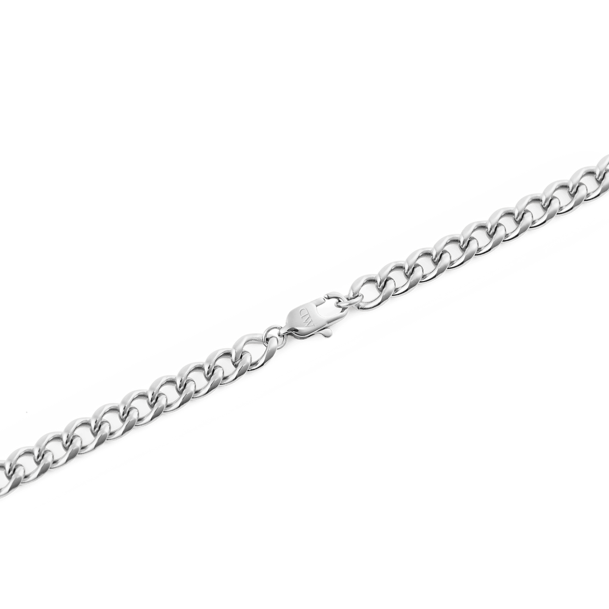 Ellipse 4mm Necklace Silver