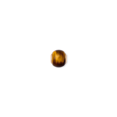 ダニエルウェリントンのTiger Eye Orbチャーム。丸く研磨された天然のタイガーアイに、ローズゴールド仕上げの金具を両端にあしらったオーブ型デザインです。ブラウンとゴールドの縞模様が美しく輝き、光を受けると一層魅力を放ちます。